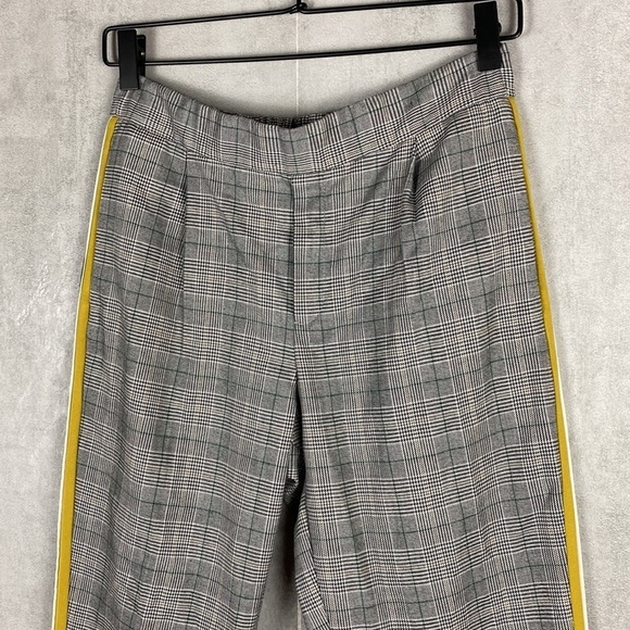 Zara plaid trouser with side stripe - Picture 4 of 9